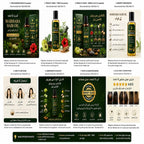 Marhaba Hair Oil with 25 natural herbs and 6 natural oils for hair fall control and healthy hair